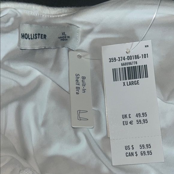 Hollister White Long Sleeve Sheath Dress - Picture 2 of 3